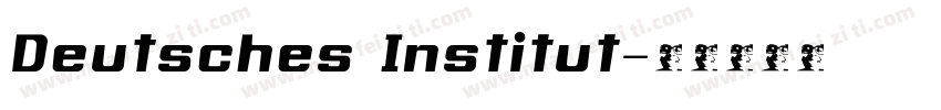 Deutsches Institut字体转换